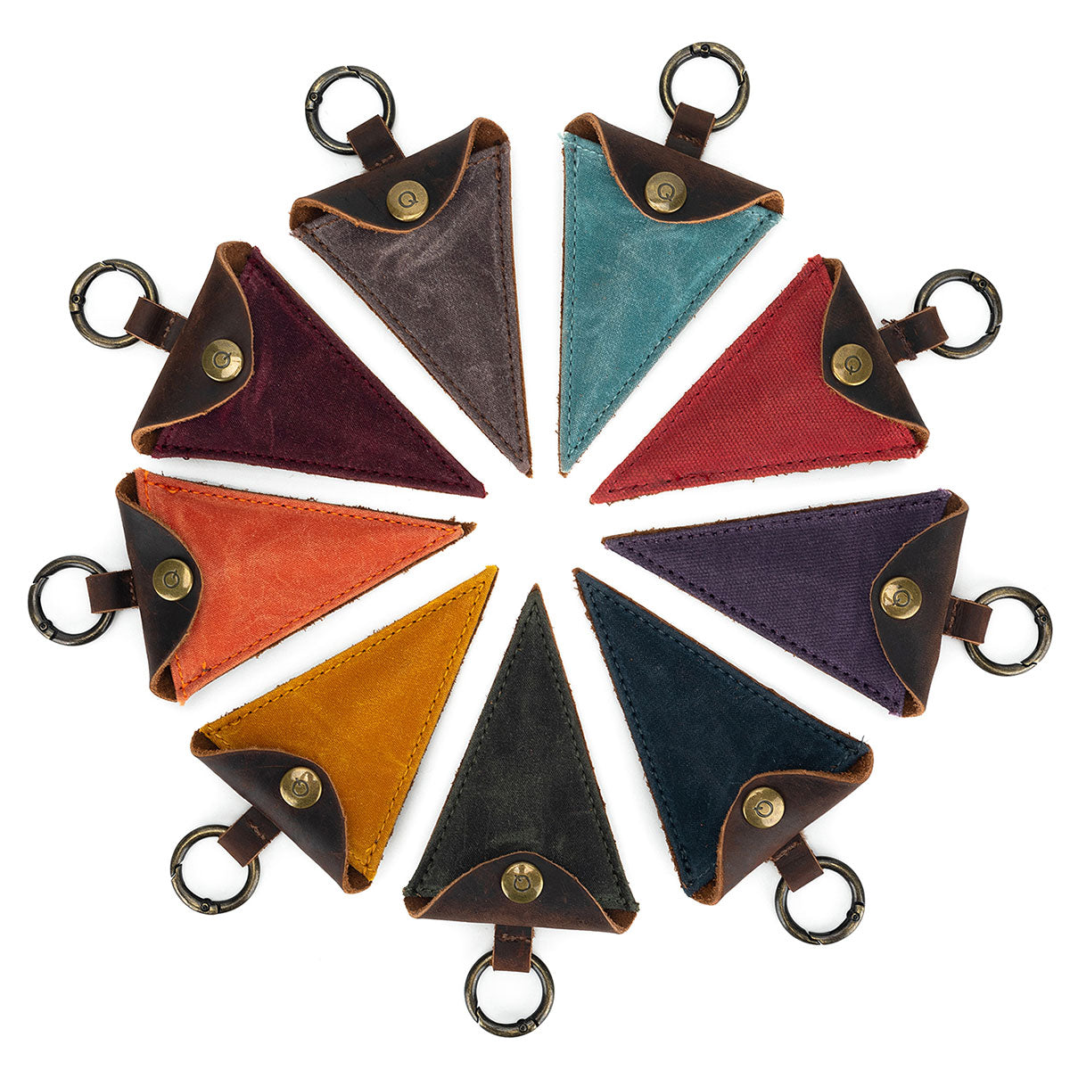 della Q Cocoa Scissor Pockets - Ideal for On - the - Go Crafting