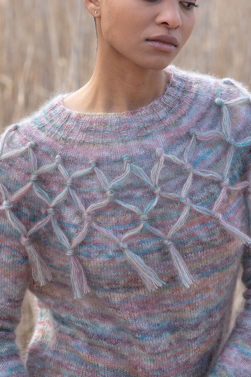 Berroco Aerial and Aerial Color Patterns - Dylla Pullover Pattern - PDF Download
