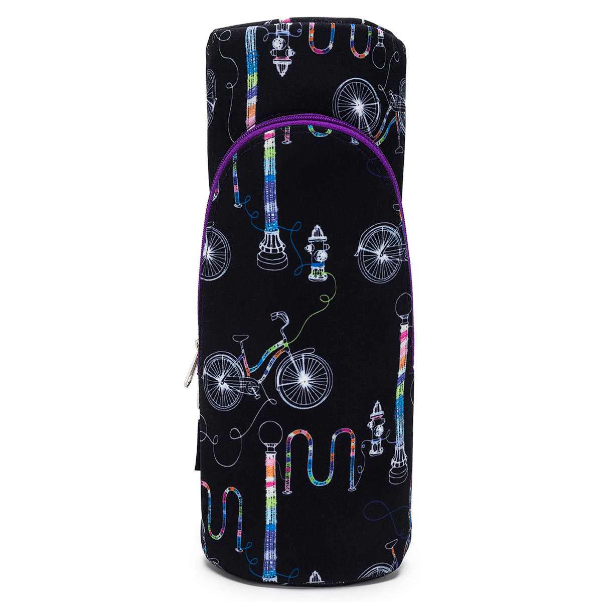 della Q Standing Needle Case - 600 - Fabulous Fabric Print Collection for Yarn Bombing