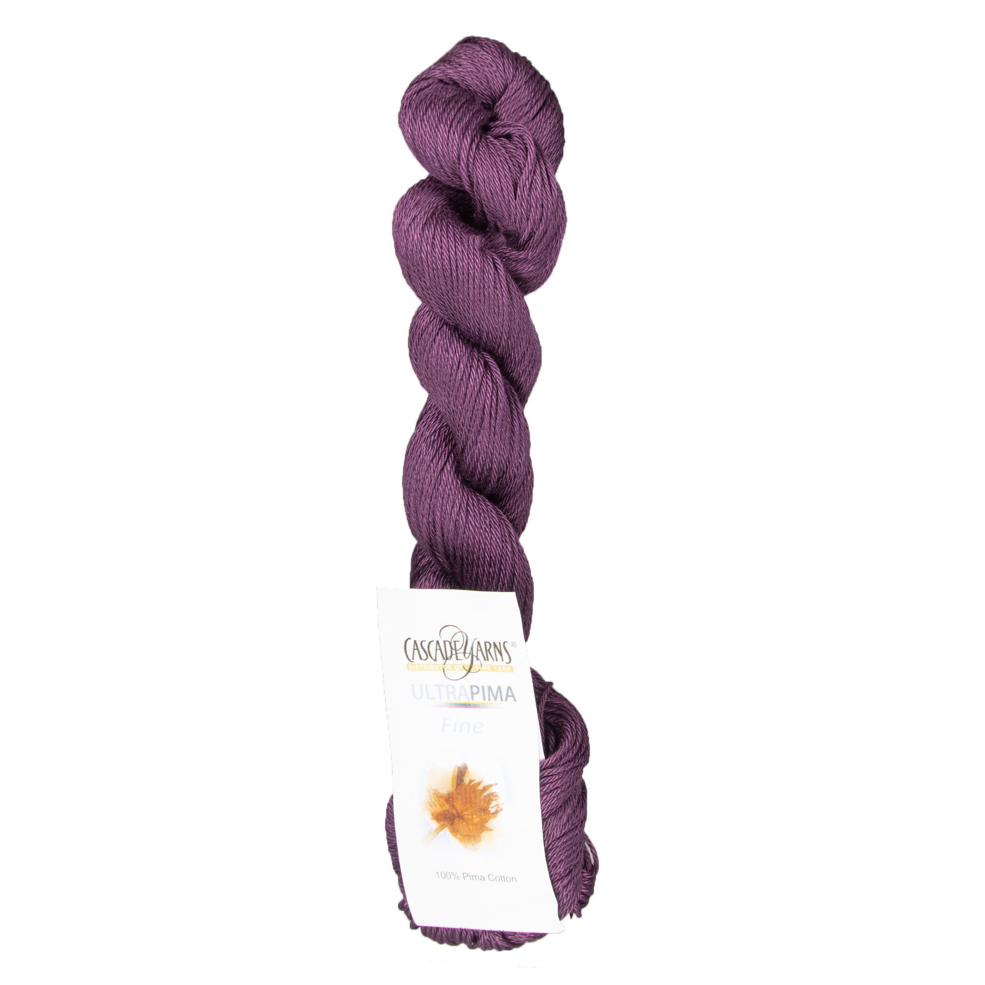 Cascade Yarns Ultra Pima Fine Sport-Weight Yarn - 3869 Italian Plum