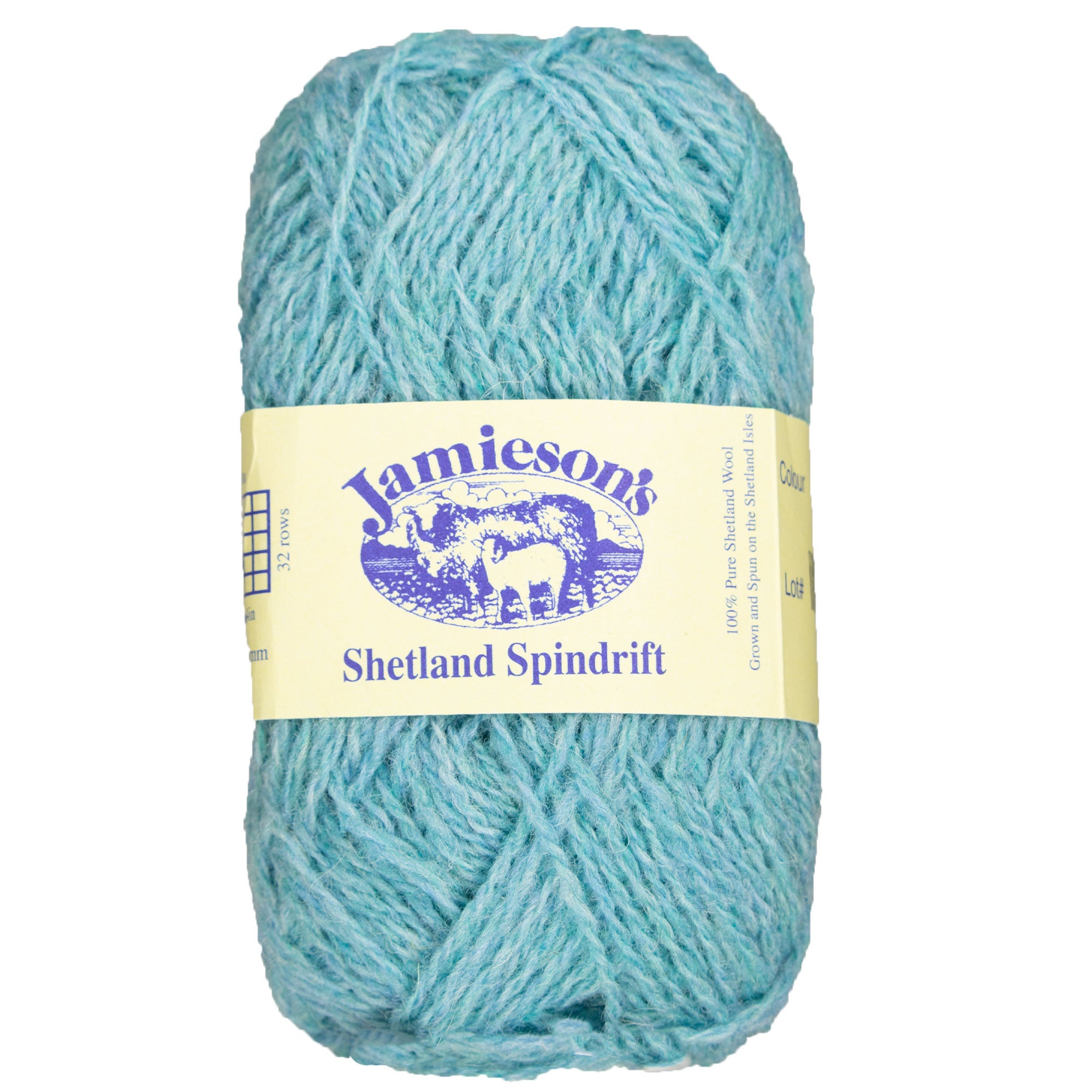 Jamieson's of Shetland Premium Spindrift Yarn - 929 Aqua