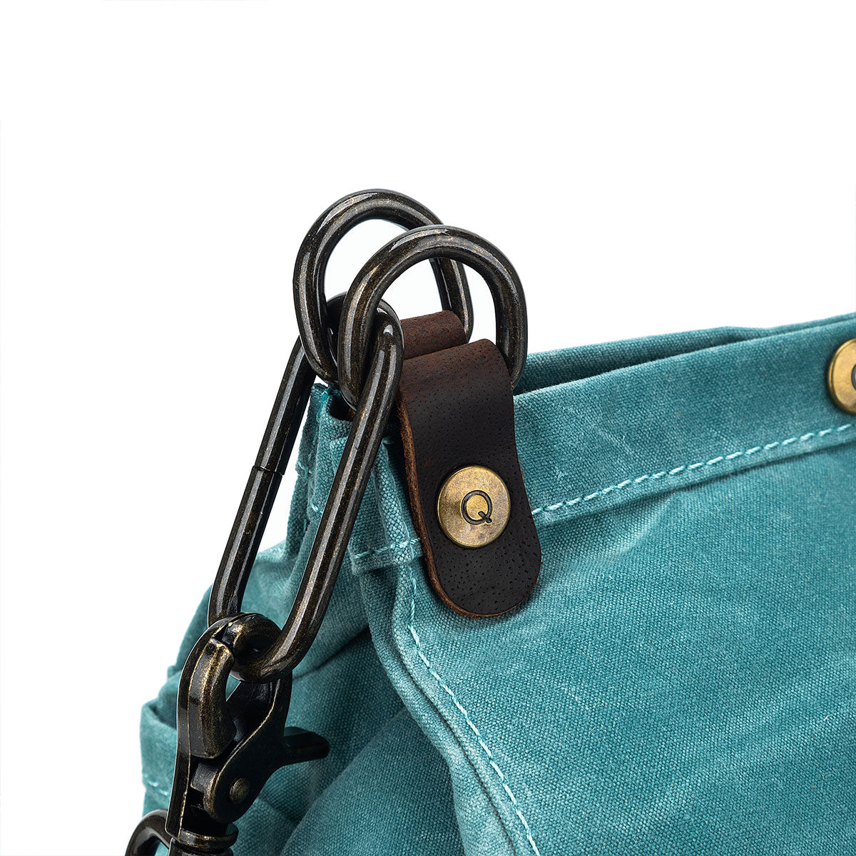 della Q Maker's Teal Canvas Rucksack - The All - in - One Crafting Essential