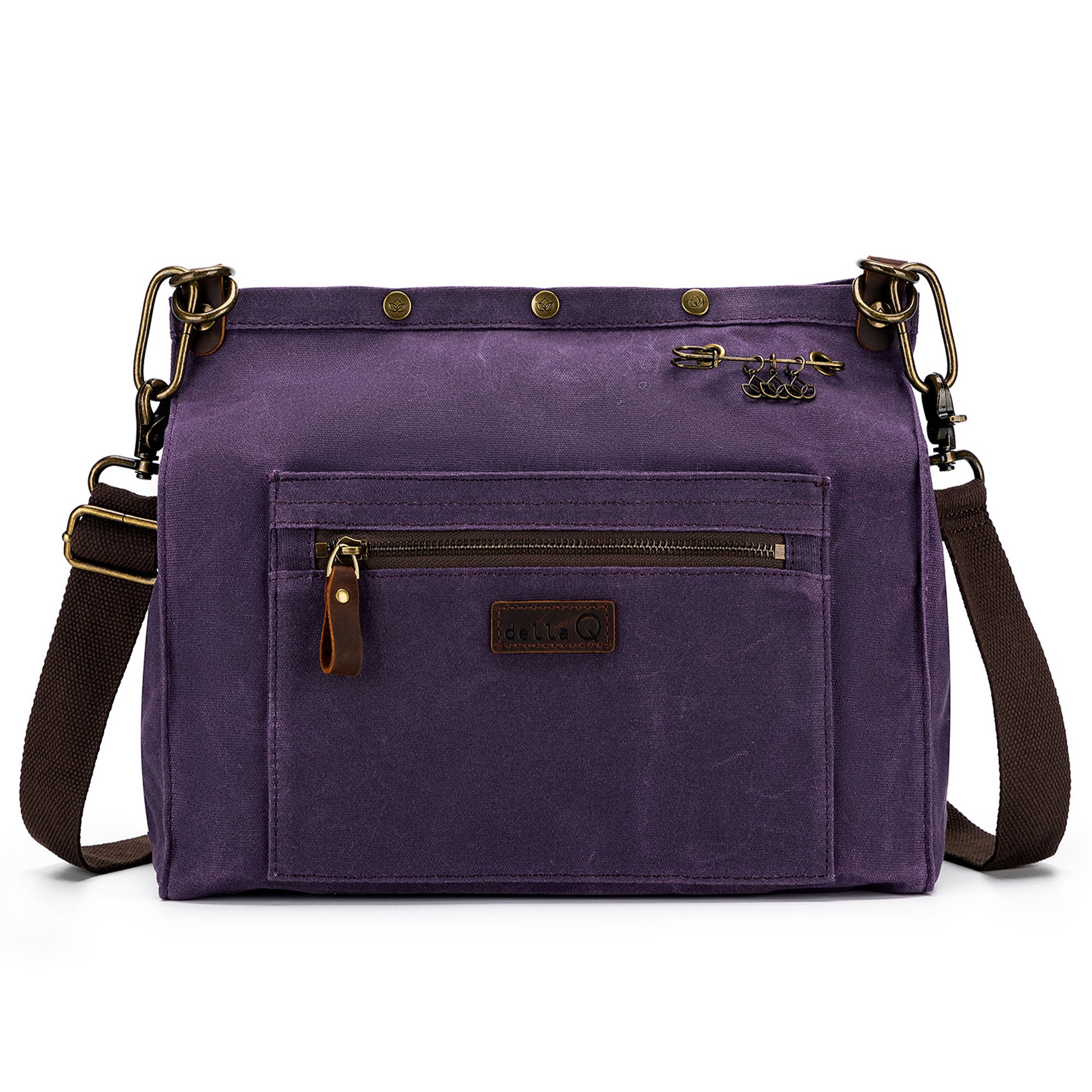 della Q Maker's Purple Canvas Rucksack - Ideal for Craft Projects