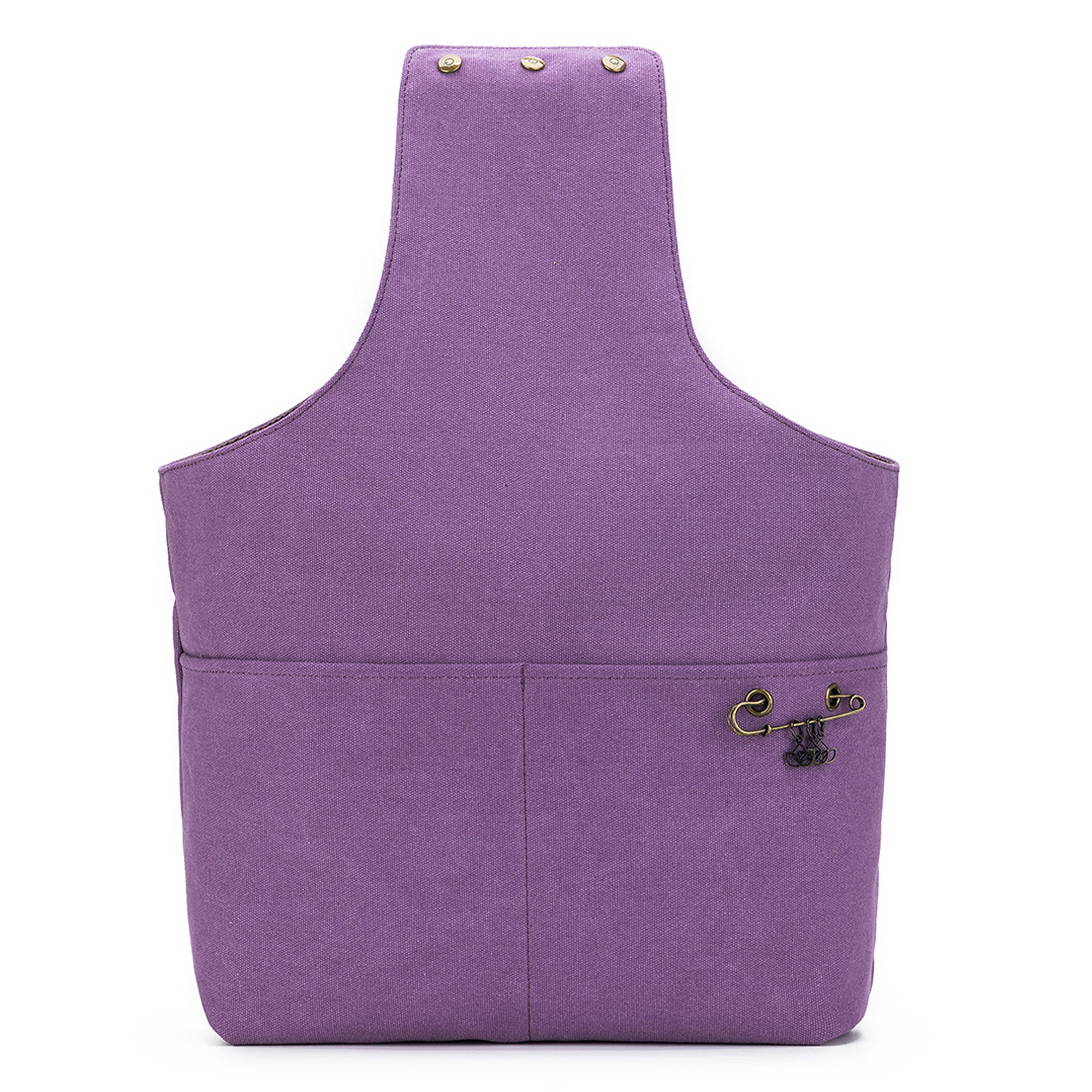 della Q Nora Bucket Bag - Plum: The Perfect Yarn and Craft Companion
