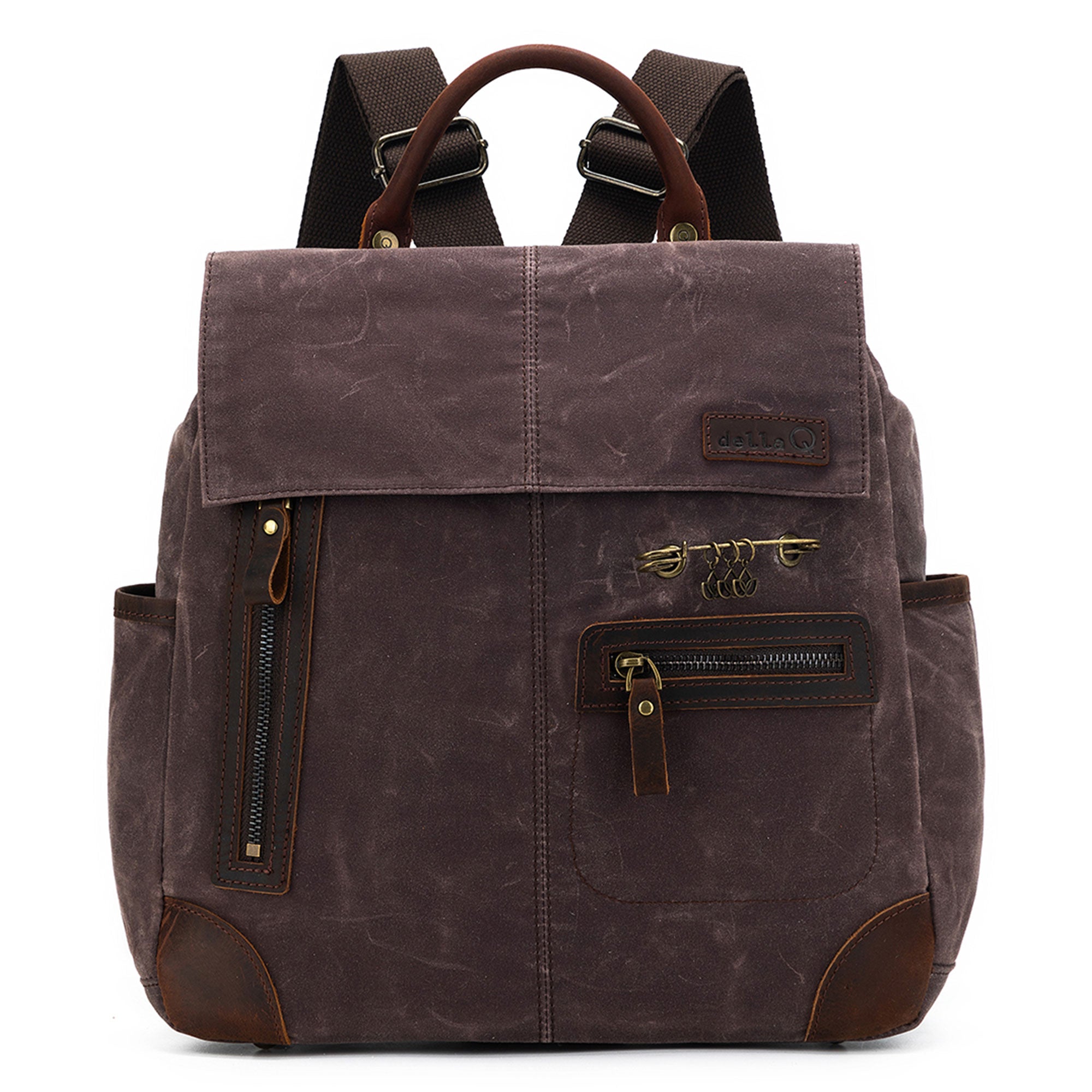 della Q Maker's Ideal Midi Backpack - Cocoa for Crafting Enthusiasts