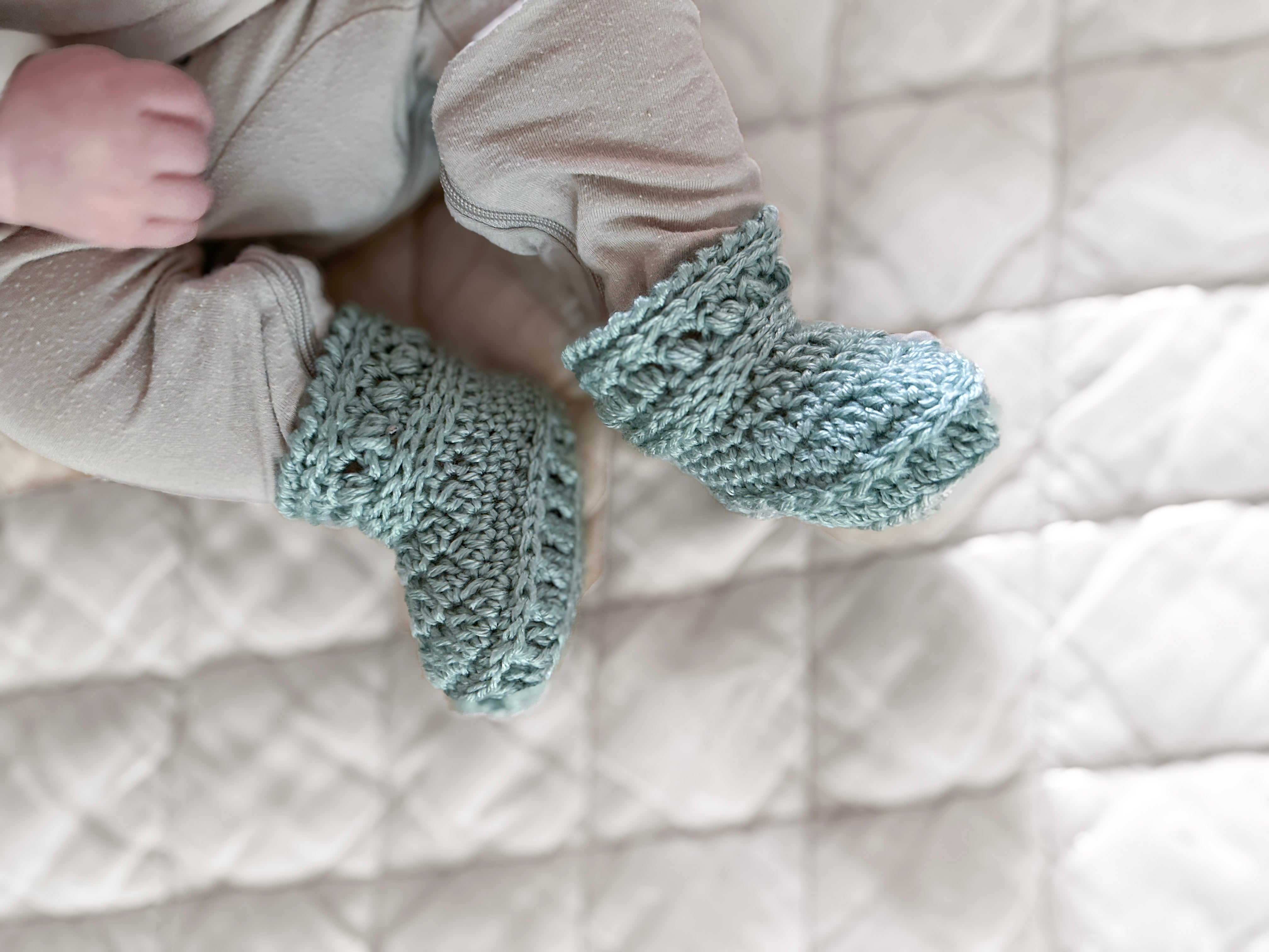 Jimmy Beans Wool Adorable Bunny Hop Crochet Hat and Booties Kit