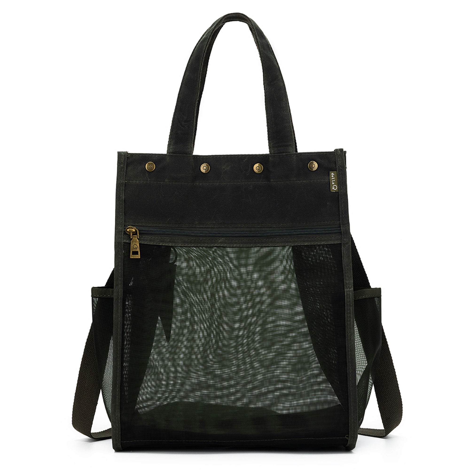 della Q Premium Tall Maker's Mesh Tote - Olive for Crafting Enthusiasts