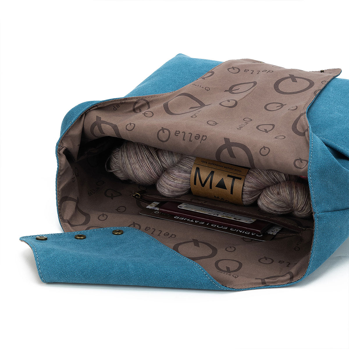 della Q Nora Stylish Bucket Bag - Trendy Teal