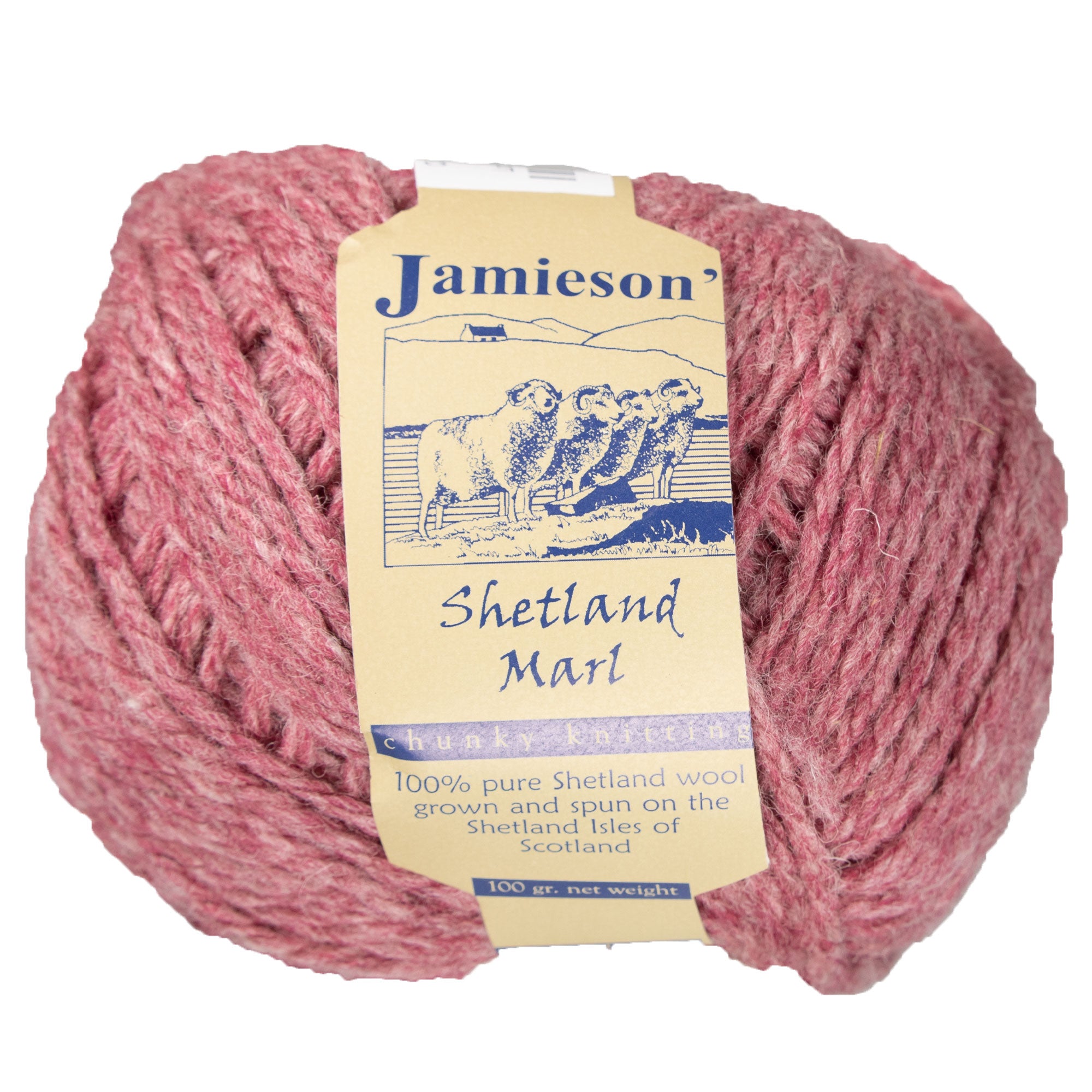 Jamieson's of Shetland Marl Chunky Yarn - 172 Romance: Ideal for Bulky Knit & Crochet Projects