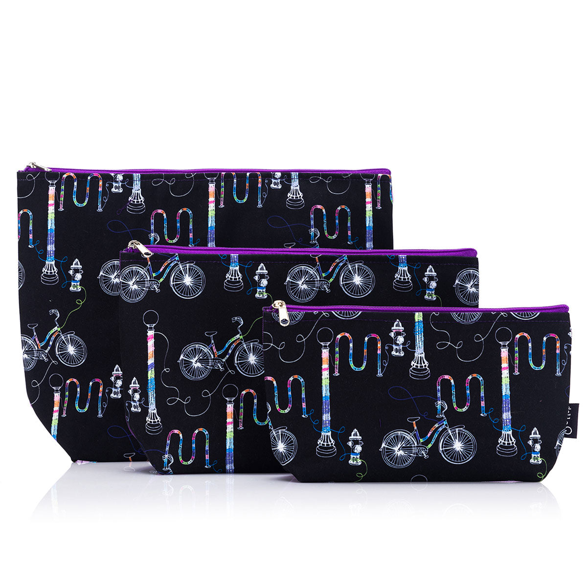 della Q Mesh + Zip Collection 1123-1 - Stunning Fabric Print Yarn Bombing Collection