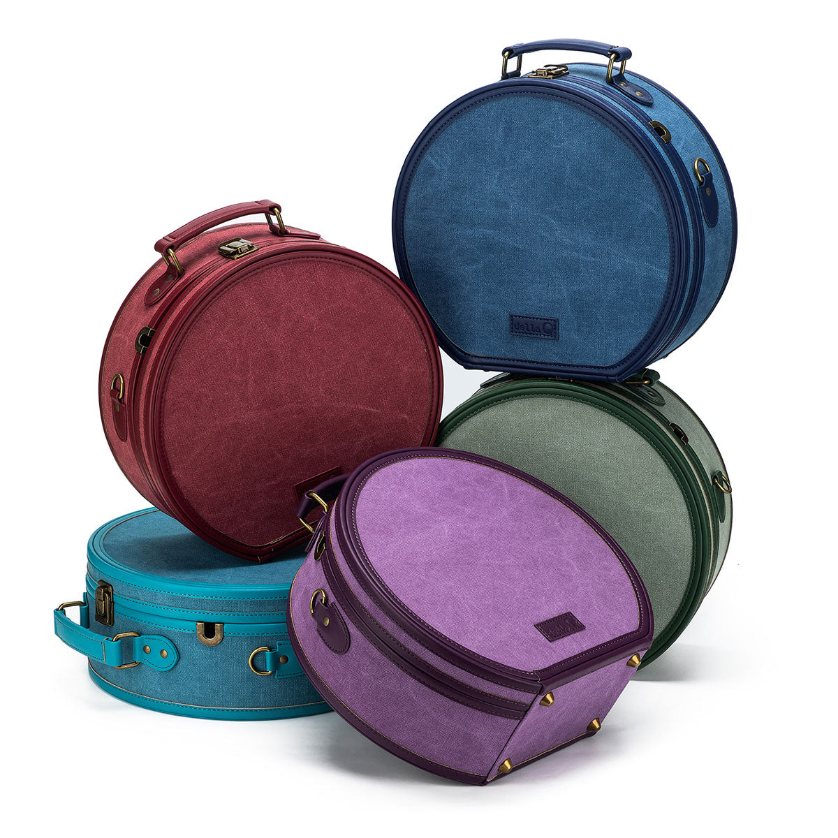 della Q Premium Maker's Hat Box - Stylish Plum for Craft Lovers