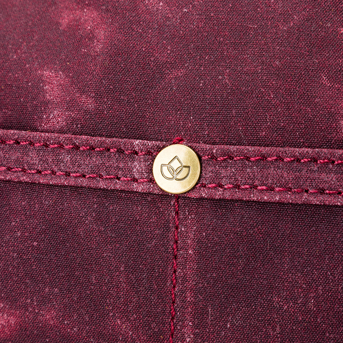 della Q Maker's Premium Red Canvas Tote for Knitters and Crocheters