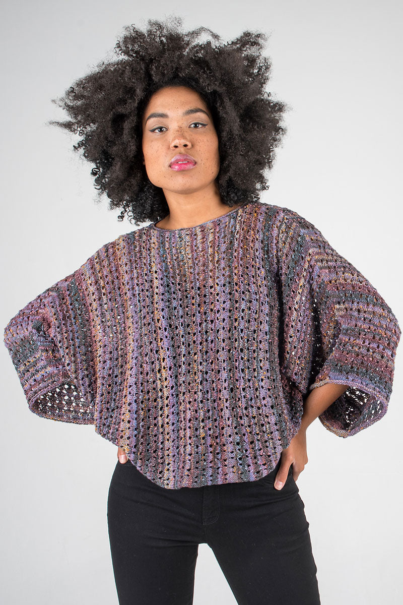 Berroco Booklet #421 Summer Sesame Stripey Pullover Patterns - Sierra - Instant PDF Download
