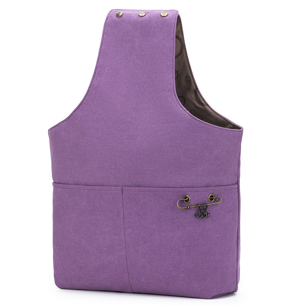 della Q Nora Bucket Bag - Plum: The Perfect Yarn and Craft Companion
