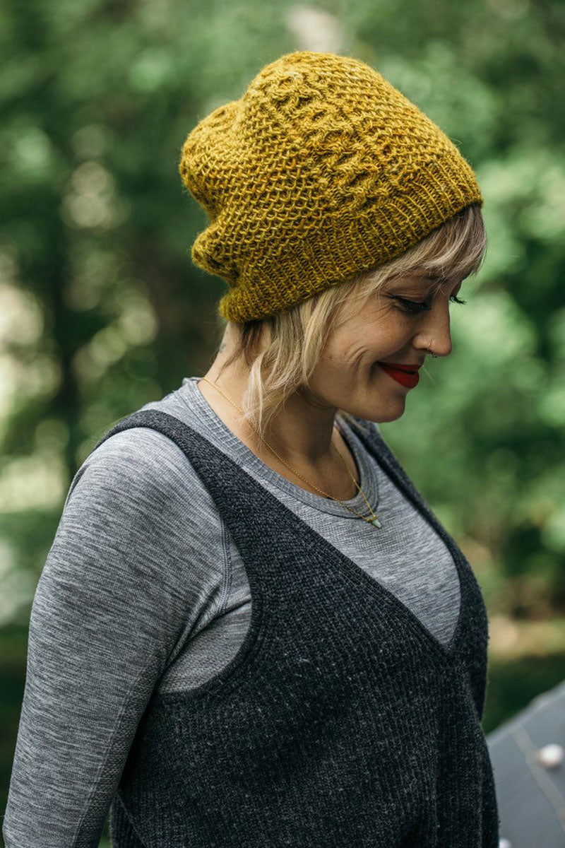Andrea Mowry Drea Renee Knits Honey Study Knitting Patterns - Honey - Colored Yarn Hat Design