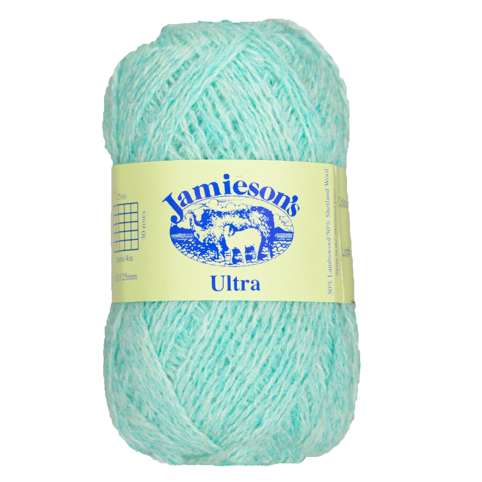 Jamieson's of Shetland Ultra Soft Lace Weight Yarn - 777 Mint Julip