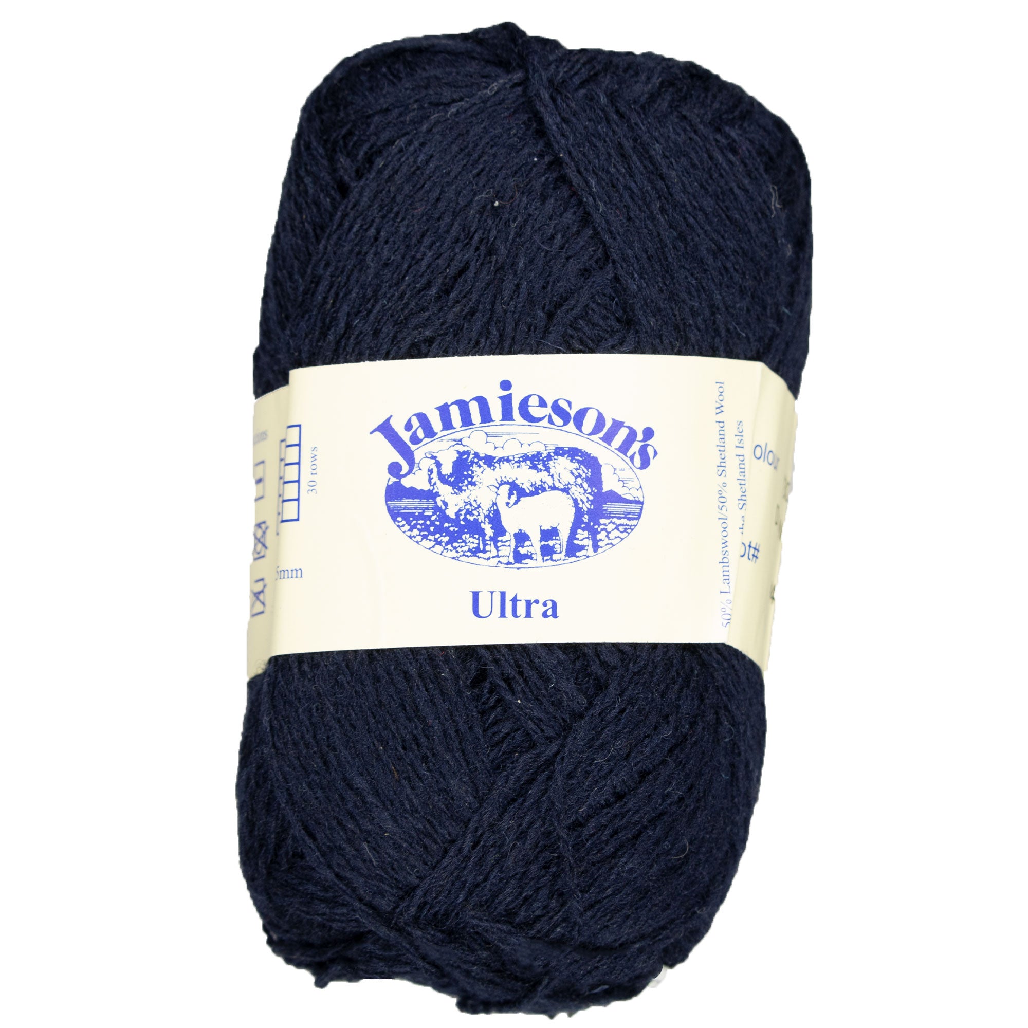 Jamieson's of Shetland Premium Ultra Lace Weight Yarn - 730 Dark Navy