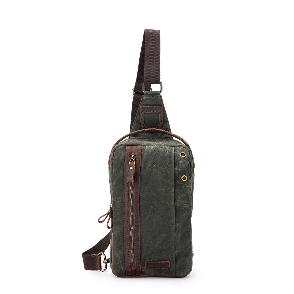 della Q Maker's Mini Olive Messenger - Compact & Stylish