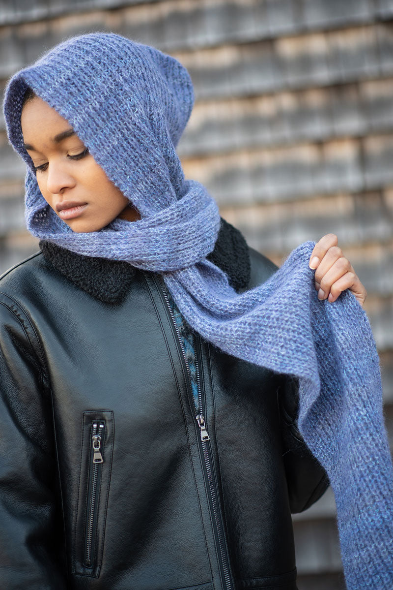 Berroco Booklet 427 - Dulce Patterns - Eloisa Cozy Scarf-Hood Hybrid PDF Download