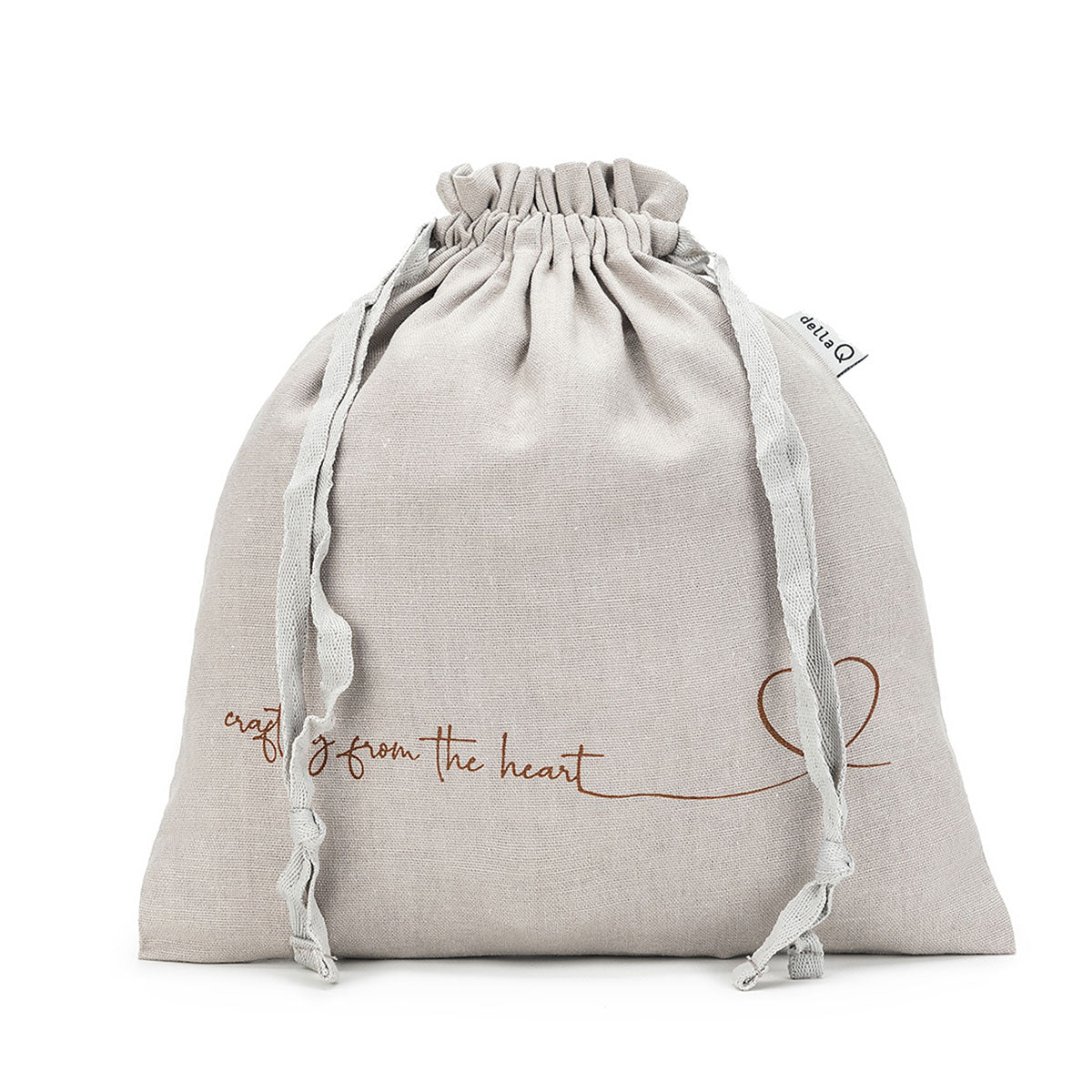 della Q Small Eden Project Bag 115-1 - Charming Linen in Pebble Color