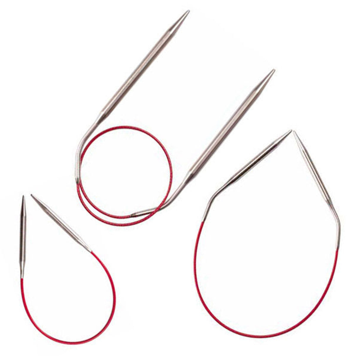 ChiaoGoo Premium Knit RED Circular Needles - Ideal for All Knitting Projects - US 11 (8.00mm) - 24