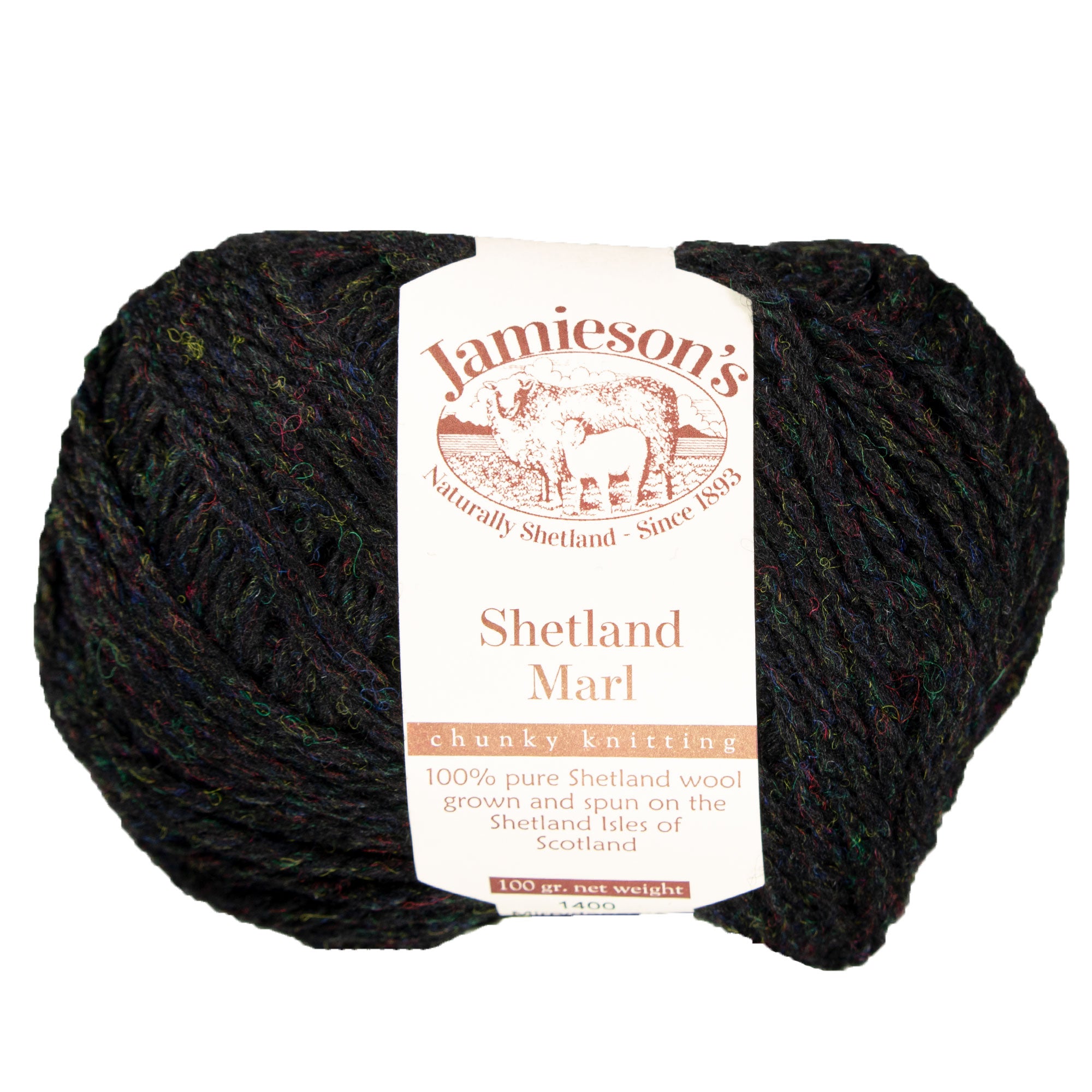 Jamieson's of Shetland Marl Chunky Yarn - 1400 Mirry Dancers - Ideal for Icelandic Yokes and Chunky Knits