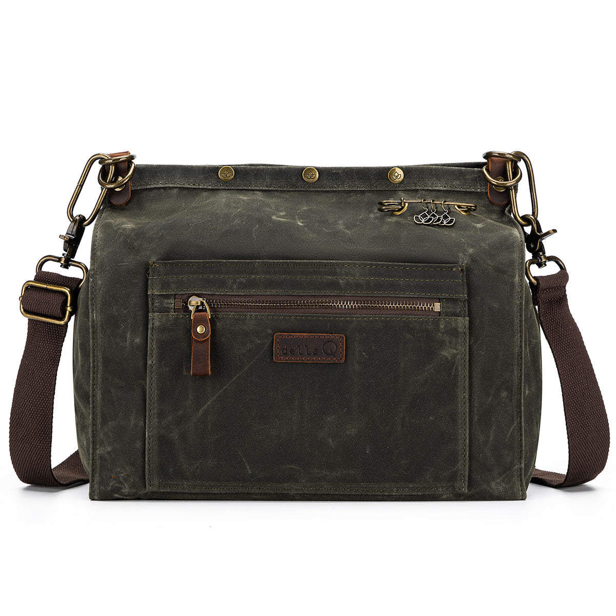 della Q Maker's Olive Canvas Rucksack - Ideal for Crafters