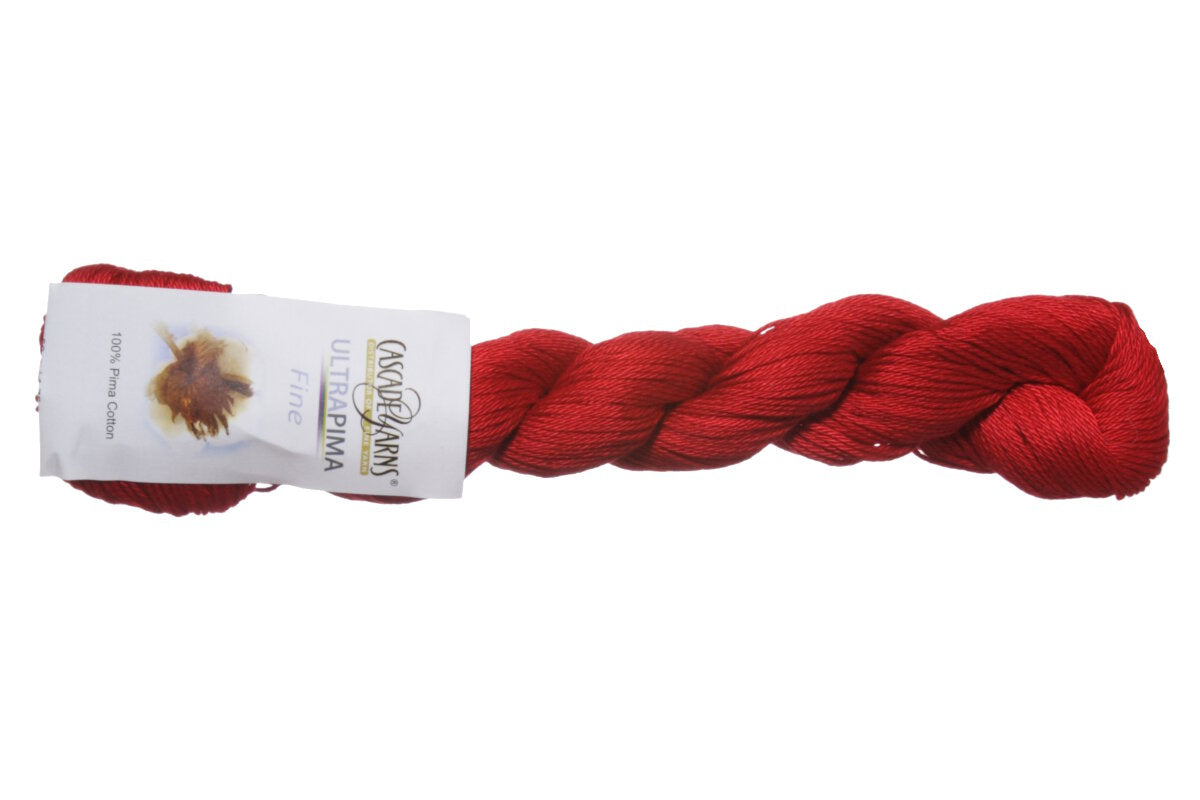 Cascade Yarns Ultra Pima Fine Sport-Weight Yarn - 3823 Tomato