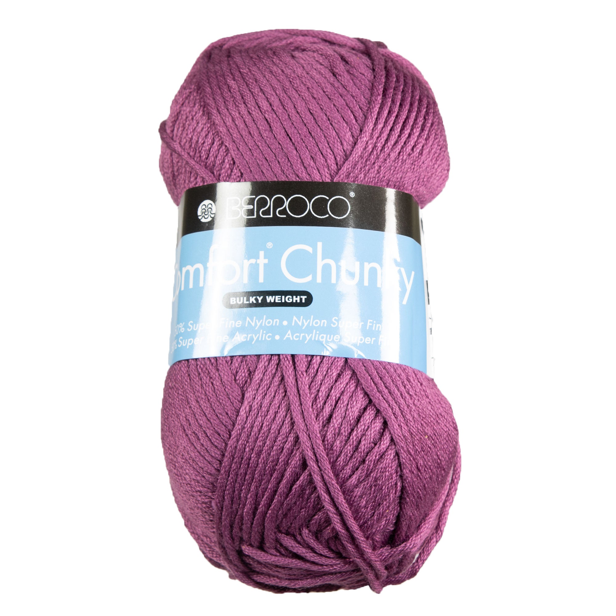 Berroco Comfort Chunky Yarn - 5717 Raspberry Coulis - Soft, Bulky Yarn for Big Projects
